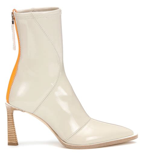 fendi two-tone glossed-neoprene ankle boots|Women's Luxury Boots & Designer Ankle Boots in Leather.